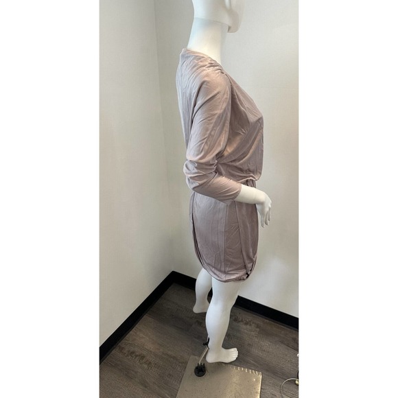 Tibi Dress - Pink Plunging Bubble Hem Mini Sleeve Womens Dress- size S Orig.$495 - Picture 4 of 16